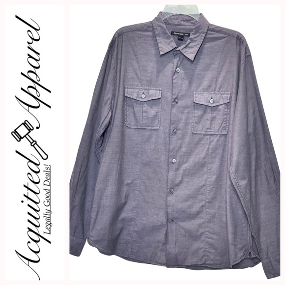 John Varvatos USA Peace Sign Western Marshall Shirt - Picture 1 of 13